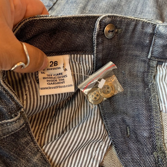 Anthropologie Level 99 Jean Skirt NWT sz 26” - Picture 5 of 7